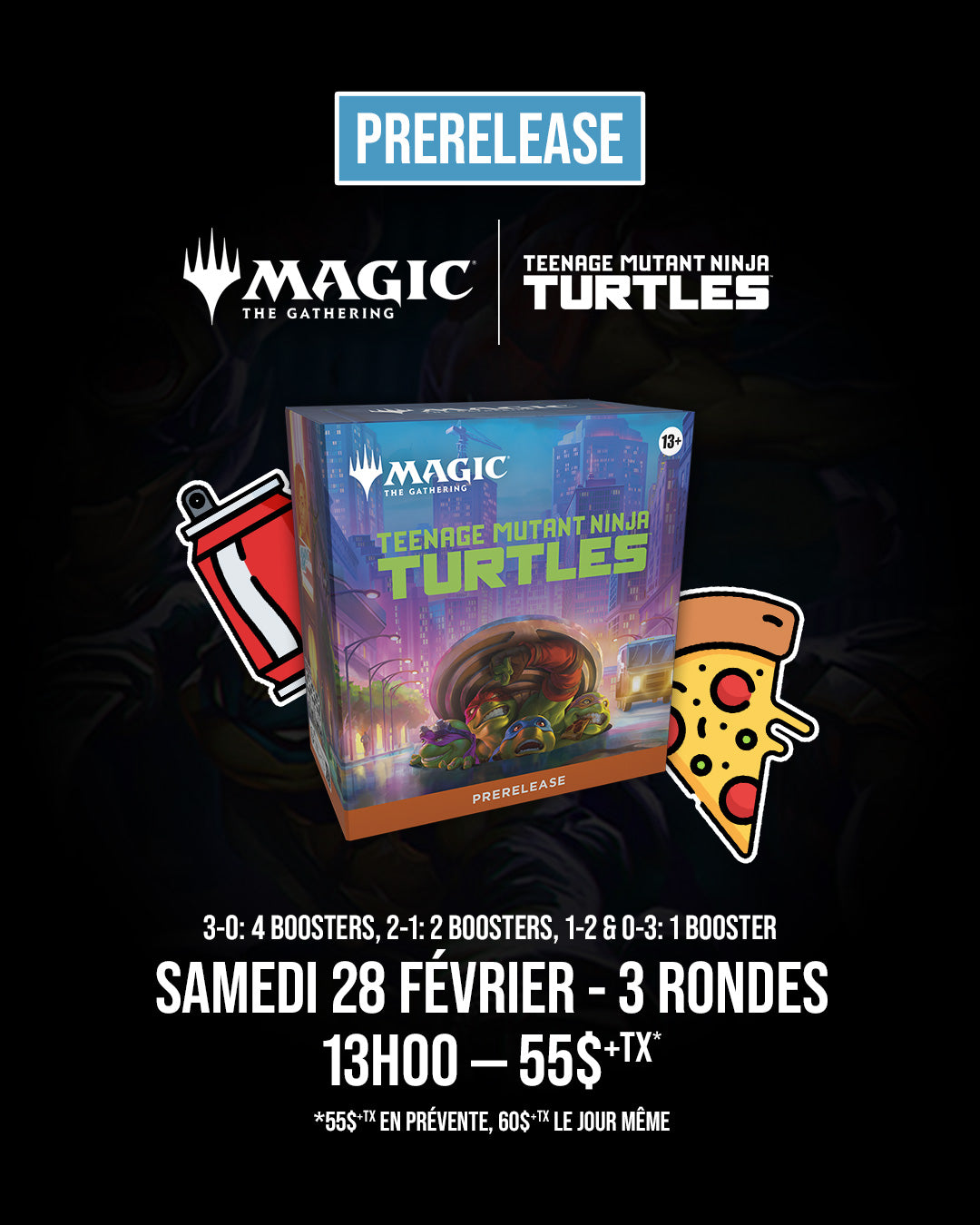 MTG | TEENAGE MUTANT NINJA TURTLES - Événement Prerelease - Samedi 28 Février 13H00