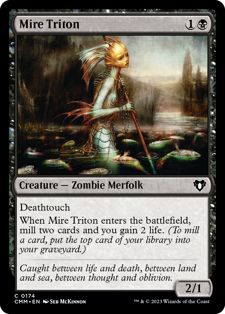 Mire Triton (CMM-174) - Commander Masters Foil 