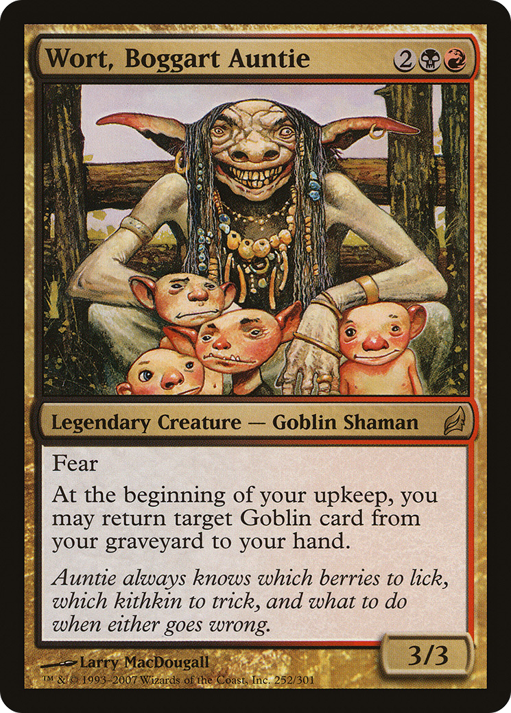 Wort, tante Boggart (LRW-252) - Lorwyn Foil 