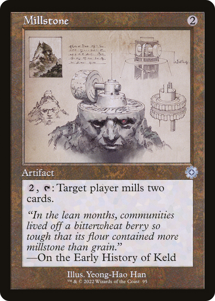 Millstone (Schematic) (BRR-095) - The Brothers' War Retro Artifacts Foil