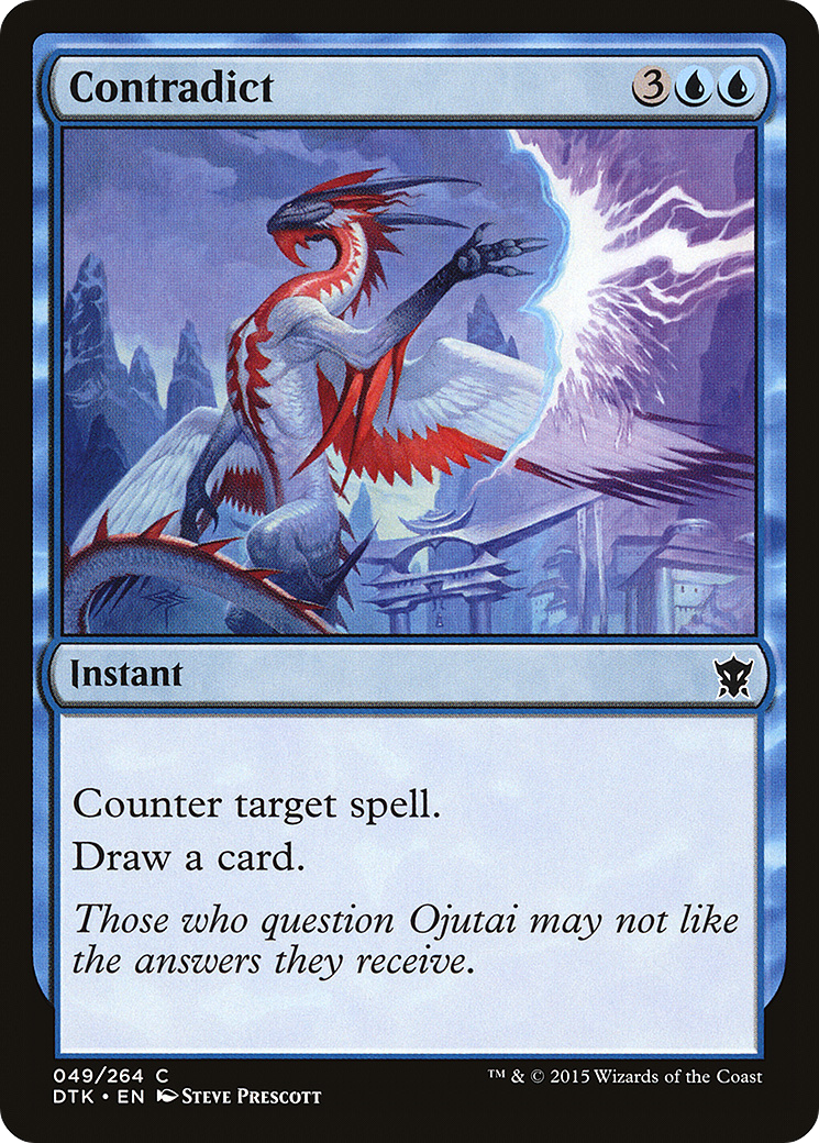 Contradict (DTK-049) - Dragons de Tarkir Foil