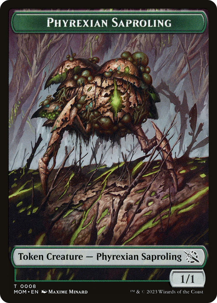 Phyrexian Saproling (TMOM-008) - March of the Machine Tokens