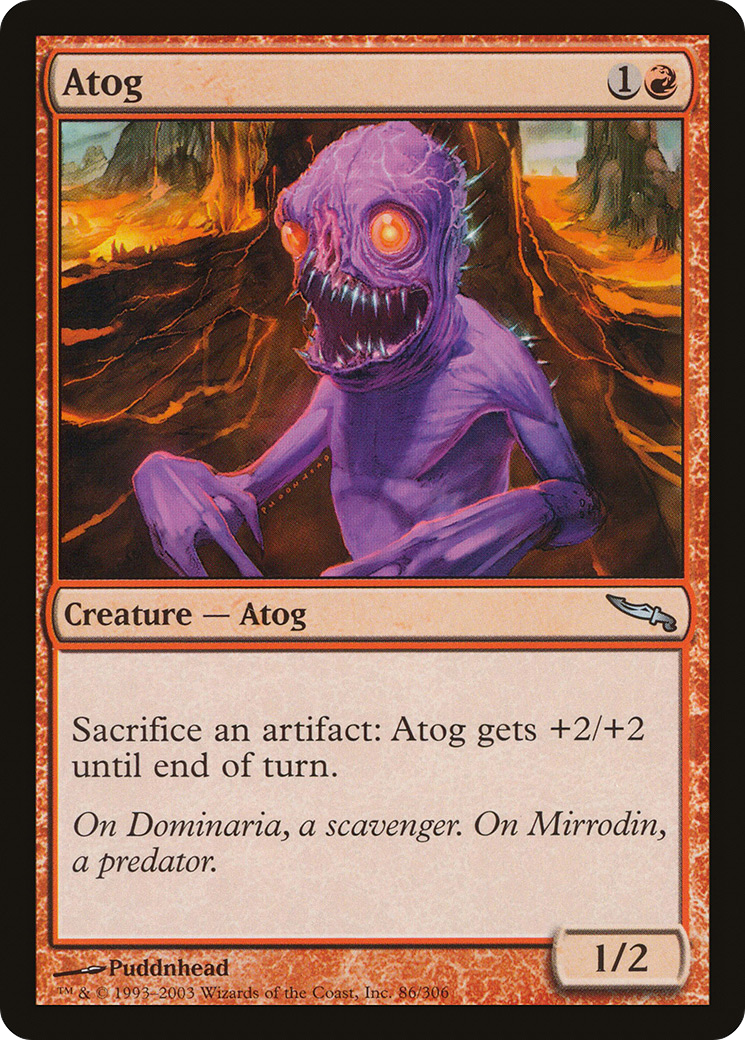 Atog (MRD-086) - Mirrodin Foil