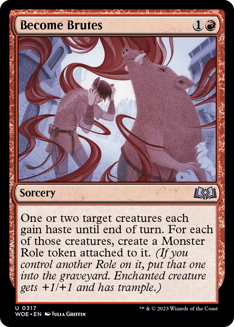 Devenez Brutes (WOE-317) - Wilds of Eldraine Foil 