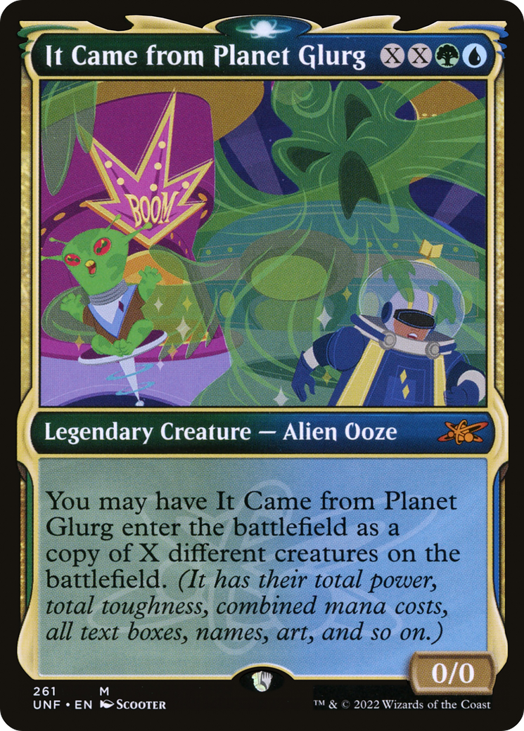 It Came from Planet Glurg (Showcase) (UNF-261) - Unfinity: (Showcase) Foil