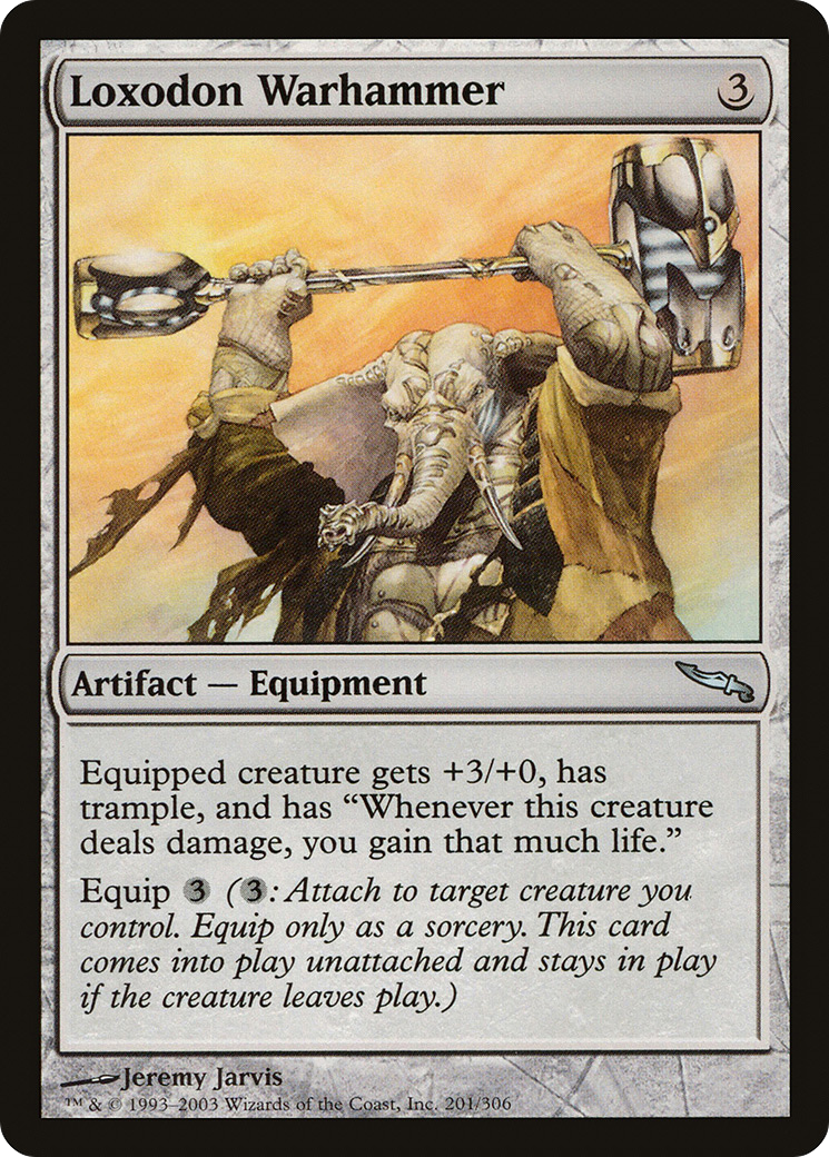 Marteau de guerre Loxodon (MRD-201) - Mirrodin Foil 