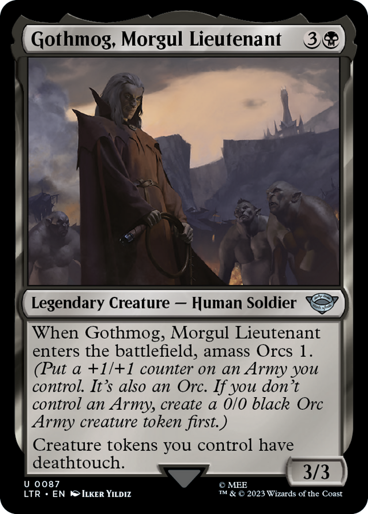 Gothmog, Morgul Lieutenant (LTR-087) - The Lord of the Rings: Tales of Middle-earth