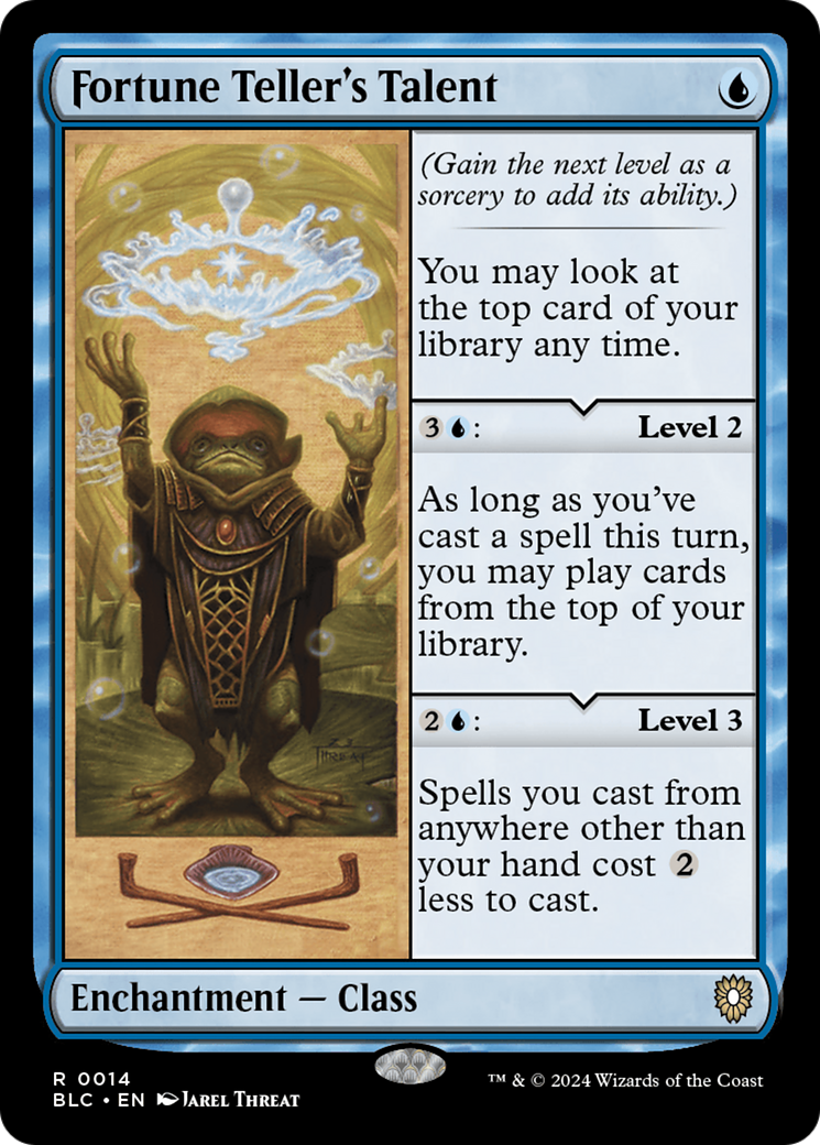 Fortune Teller's Talent (BLC-014) - Bloomburrow Commander