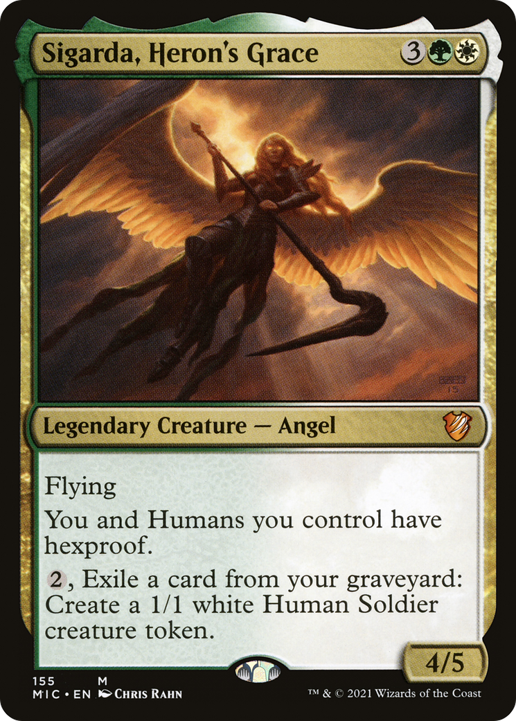 Sigarda, Heron's Grace (MIC-155) - Midnight Hunt Commander