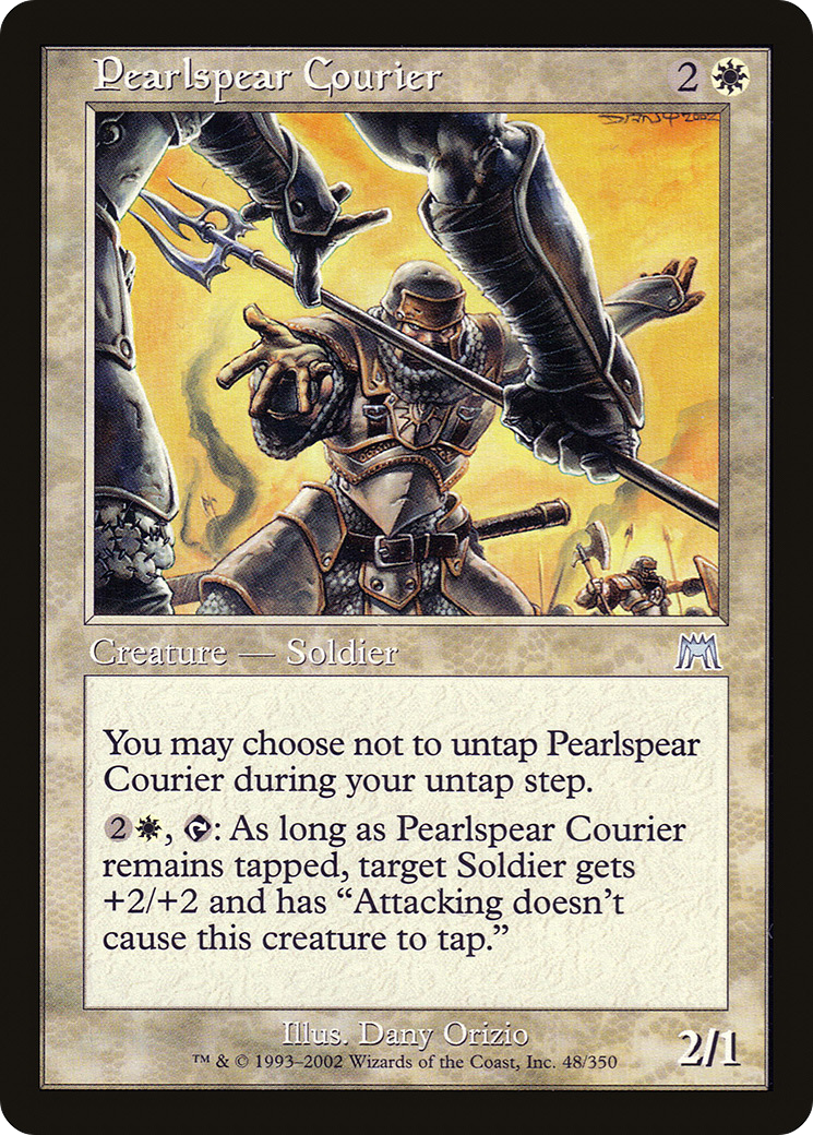 Courrier de Pearlspear (ONS-048) - Onslaught Foil 