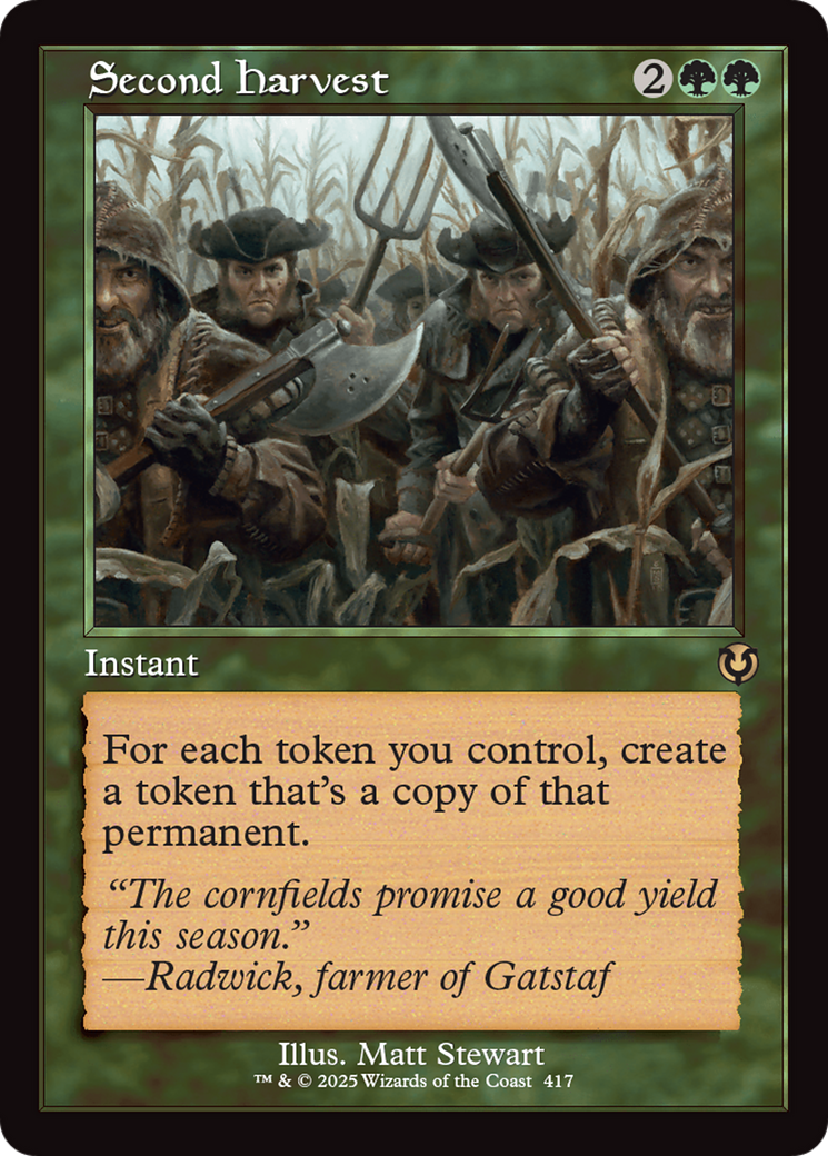 Second Harvest (INR-417) - Innistrad Remastered Foil