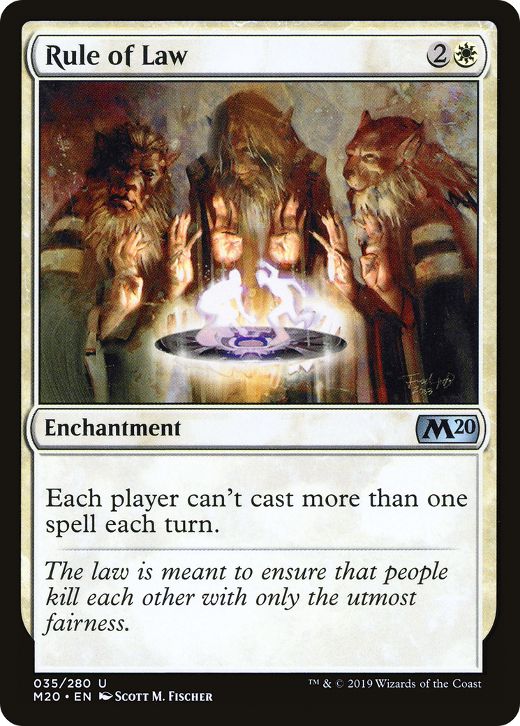 Rule of Law (M20-035) - Core Set 2020 Foil
