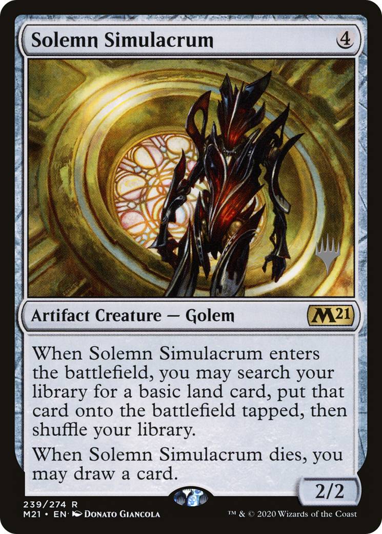 Solemn Simulacrum (PPM21-239) - Core Set 2021 Promos
