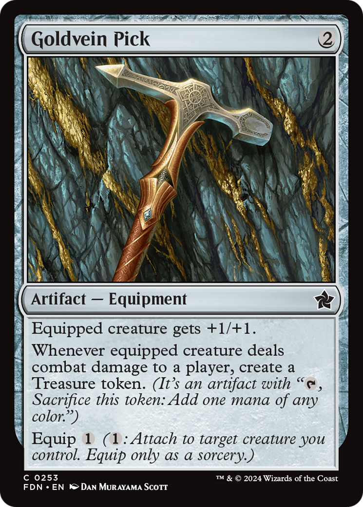 Goldvein Pick (FDN-253) - Fondations 