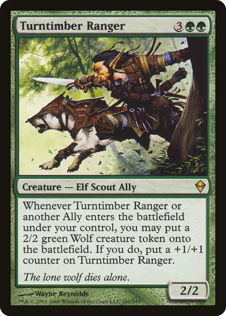 Turntimber Ranger (ZEN-191) - Zendikar Foil