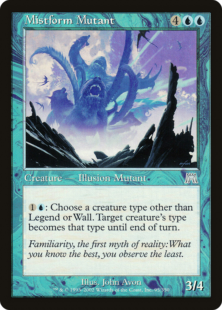 Mutant Mistform (ONS-095) - Onslaught Foil 
