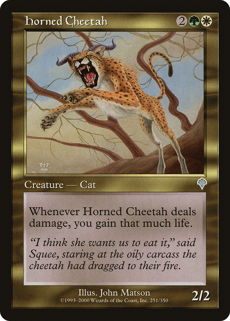 Guépard cornu (INV-251) - Invasion Foil 