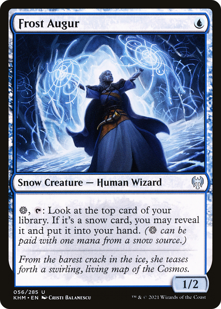 Augure de givre (KHM-056) - Kaldheim : (neige) Foil 