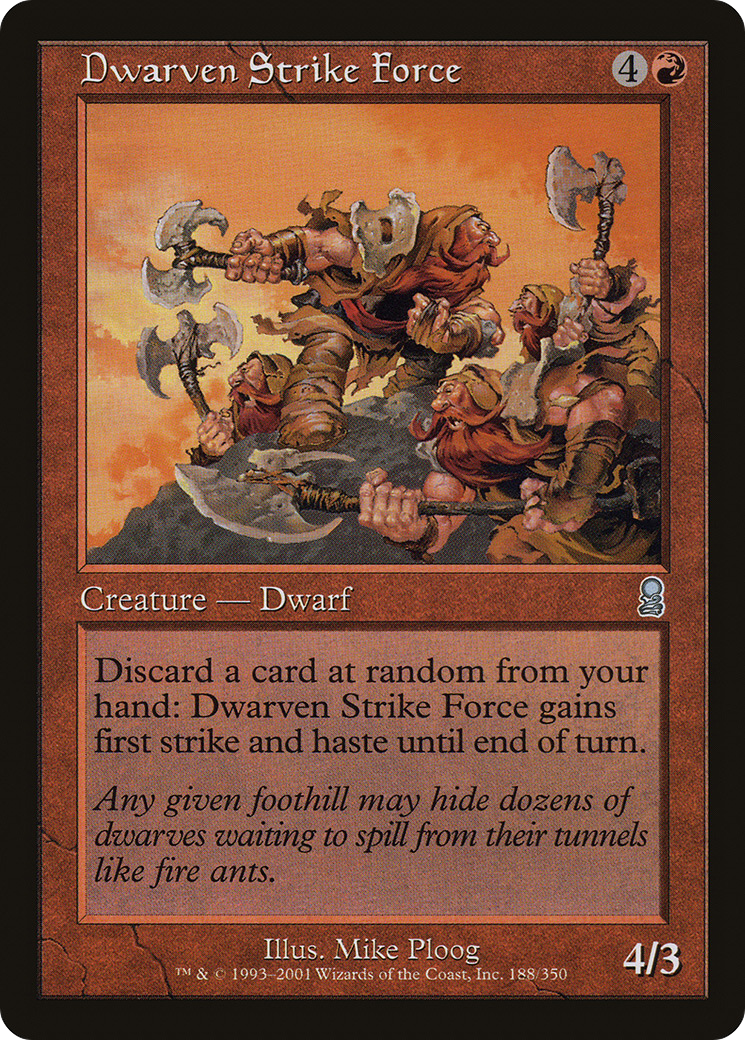 Force d'attaque naine (ODY-188) - Odyssée 