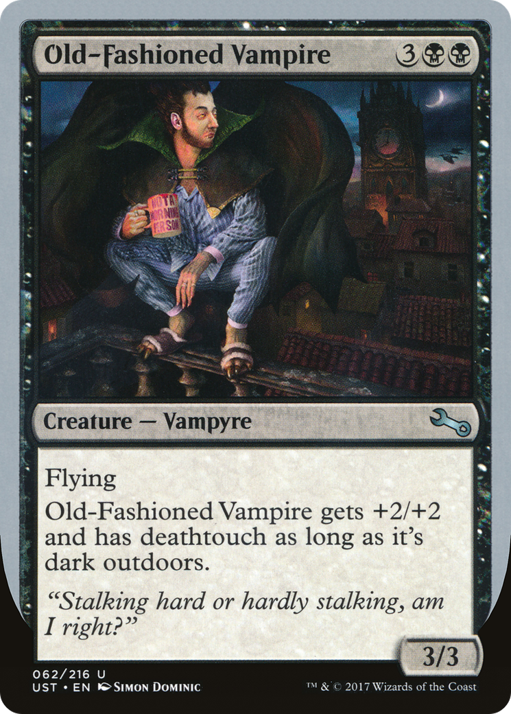 Vampire à l'ancienne (UST-062) - Feuille instable 