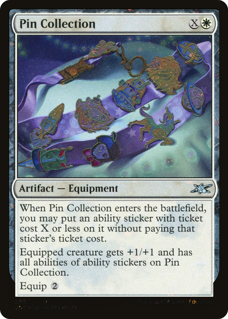 Pin Collection (Galaxy Foil) (UNF-309) - Unfinity Foil