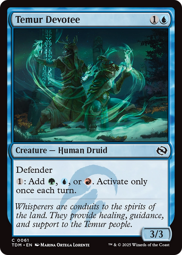 Adepte de Temur (TDM-061) - Tarkir : Tempête de Dragons 