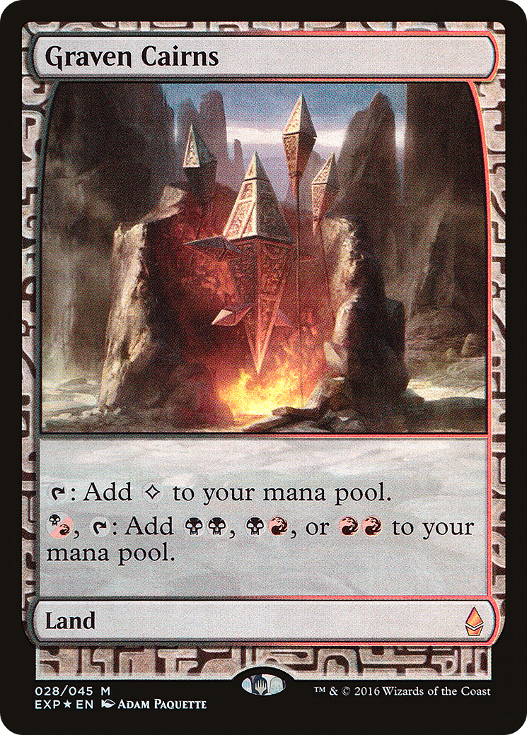 Cairns gravés (EXP-028) - Foil des expéditions de Zendikar 