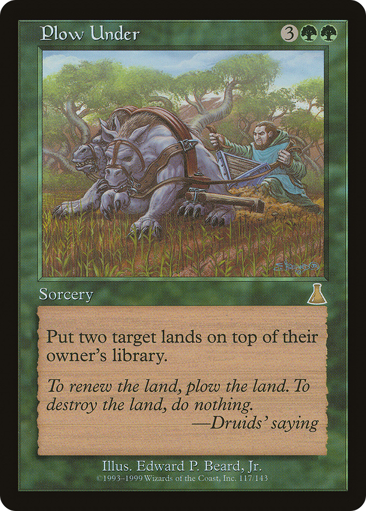 Plow Under (UDS-117) - Urza's Destiny