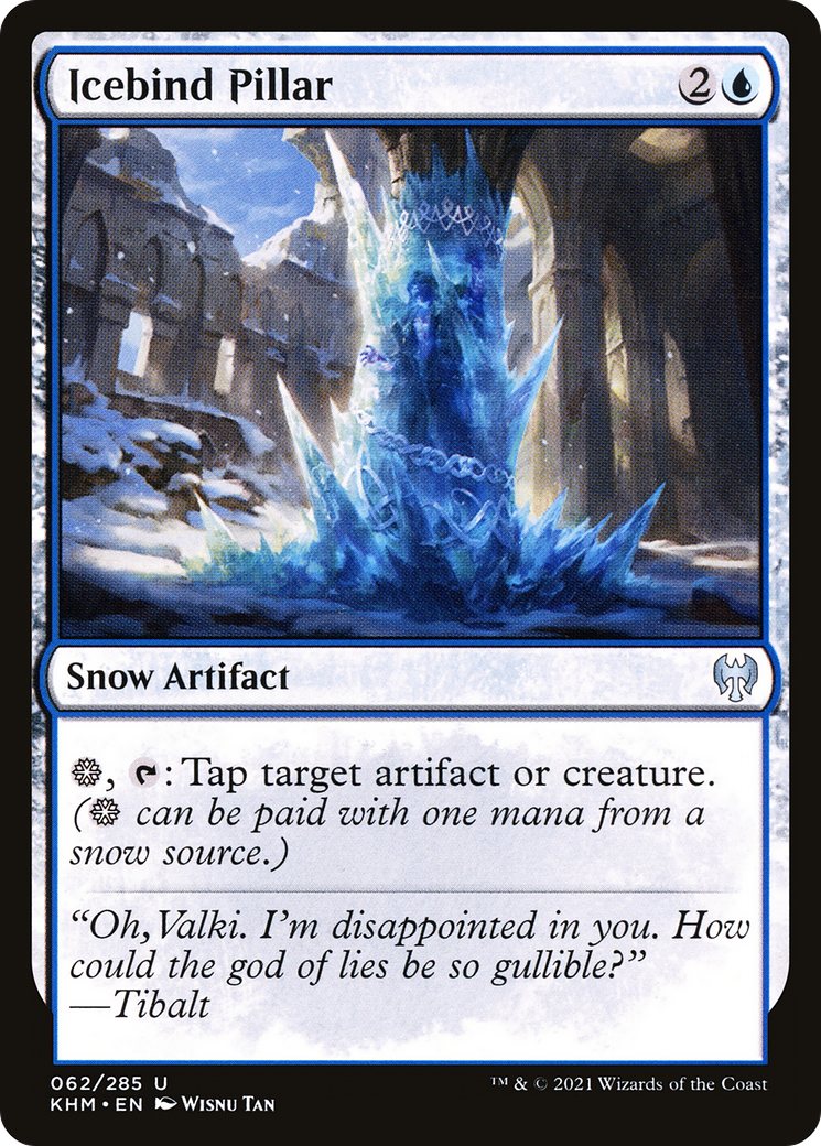 Pilier de liaison de glace (KHM-062) - Kaldheim : (neige) Foil 