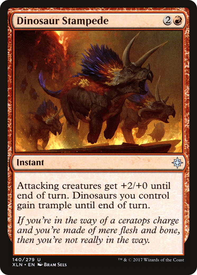 Ruée vers les dinosaures (XLN-140) - Ixalan Foil 