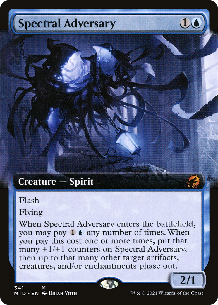 Spectral Adversary (Extended Art) (MID-341) - Innistrad: Midnight Hunt: (Extended Art)