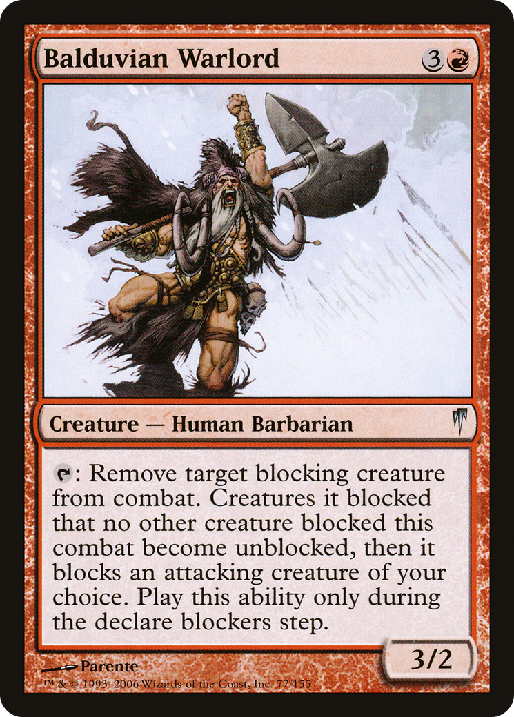 Seigneur de guerre Balduvian (CSP-077) - Coldsnap Foil