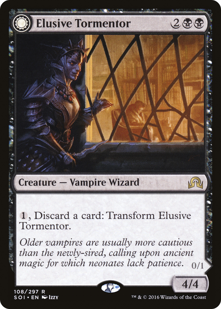 Elusive Tormentor (SOI-108) - Shadows over Innistrad: (Double Faced Transform)