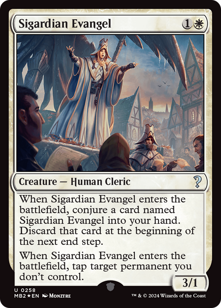 Sigardian Evangel (MB2-258) - Mystery Booster 2 Foil 