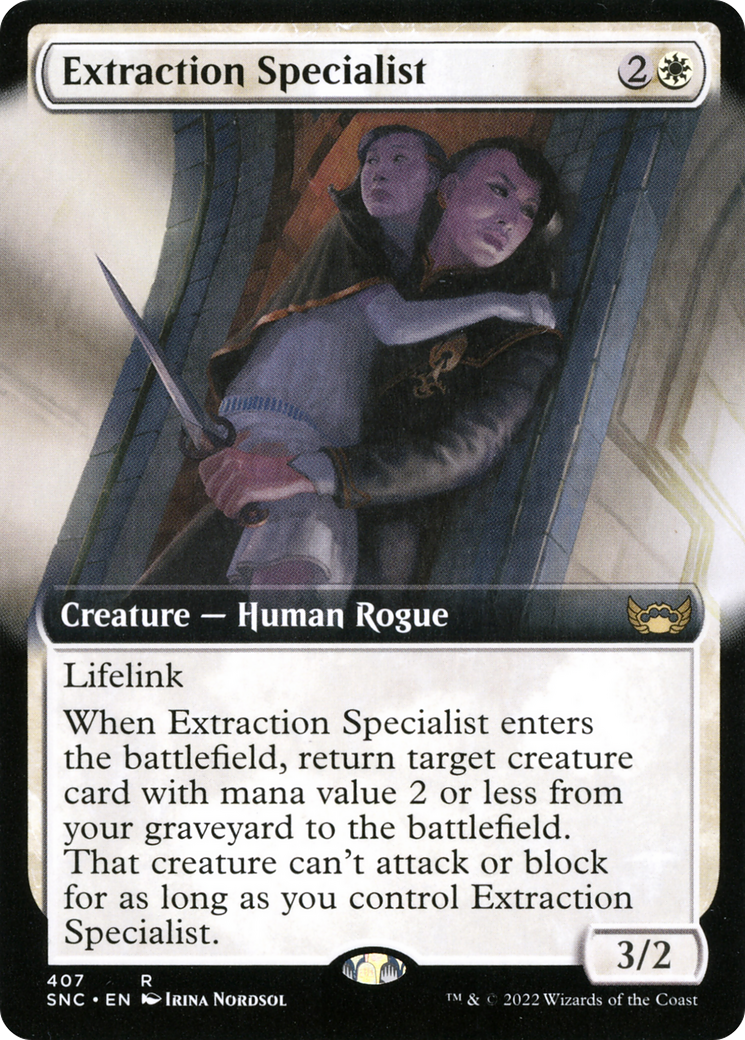 Extraction Specialist (Extended Art) (SNC-407) - Streets of New Capenna: (Extended Art) Foil