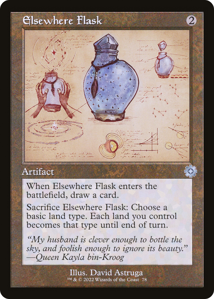 Elsewhere Flask (Schematic) (BRR-078) - The Brothers' War Retro Artifacts