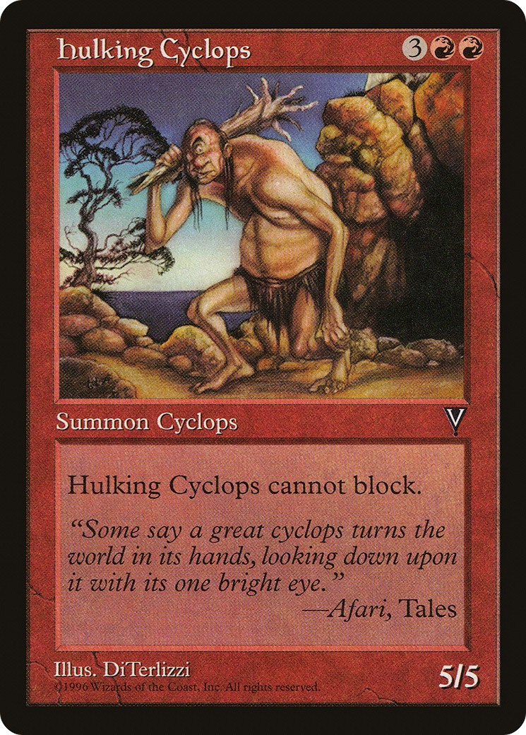 Cyclope imposant (VIS-084) - Visions 