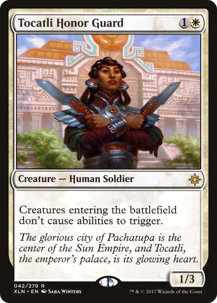 Garde d'honneur de Tocatli (XLN-042) - Feuille d'Ixalan 