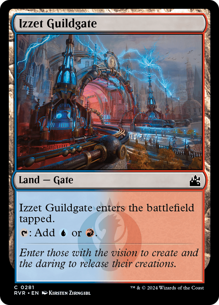 Izzet Guildgate (RVR-281) - Ravnica Remastered Foil