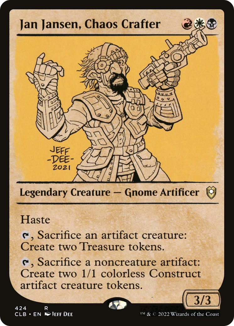 Jan Jansen, Chaos Crafter (CLB-424) - Commander Legends : La Bataille de Baldur's Gate : (Vitrine) 