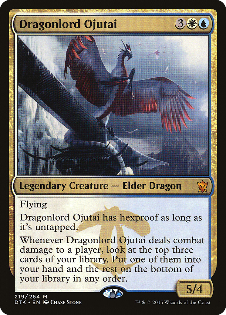 Seigneur Dragon Ojutai (DTK-219) - Dragons de Tarkir