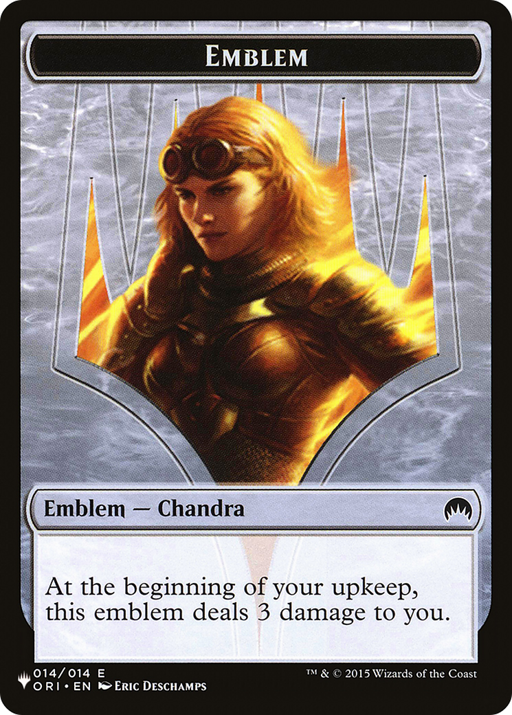 Chandra, emblème de la flamme rugissante (PLST-TORI-14) - La liste 