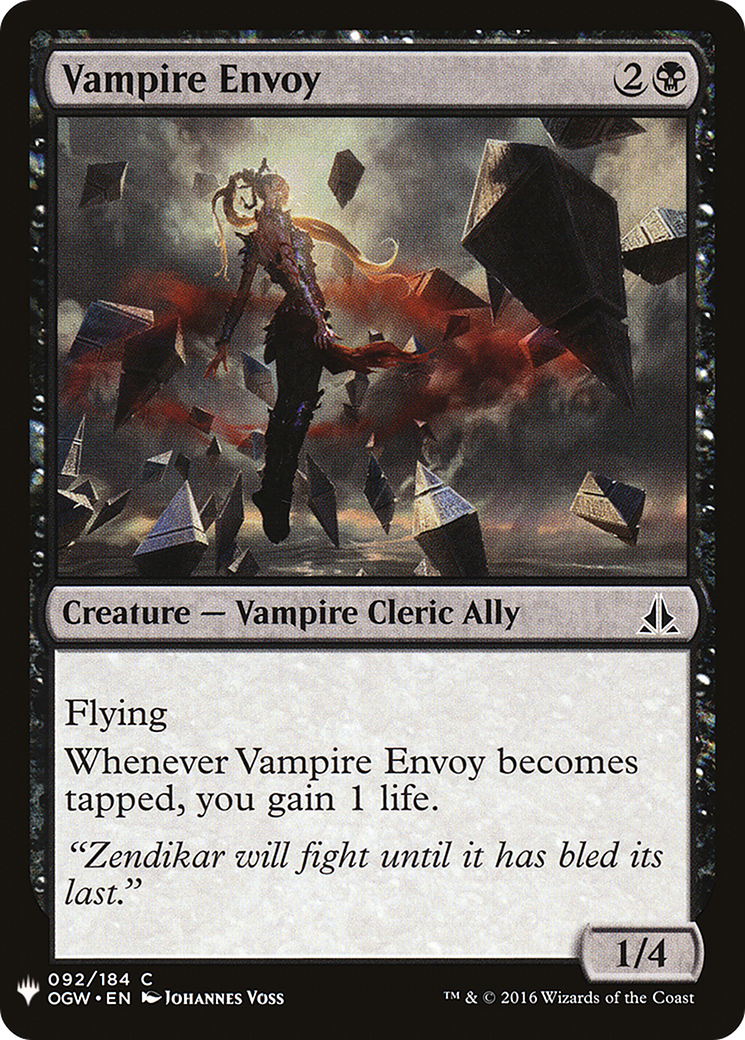 Vampire Envoy (LIST-OGW-92) - The List