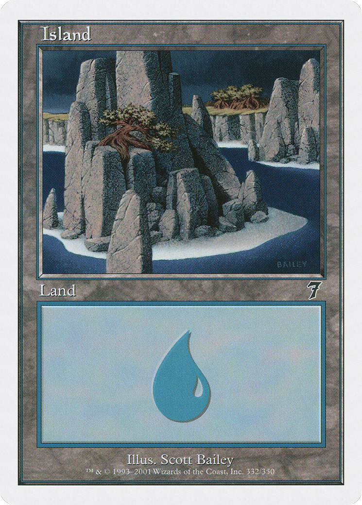 Island (7ED-332) - Seventh Edition