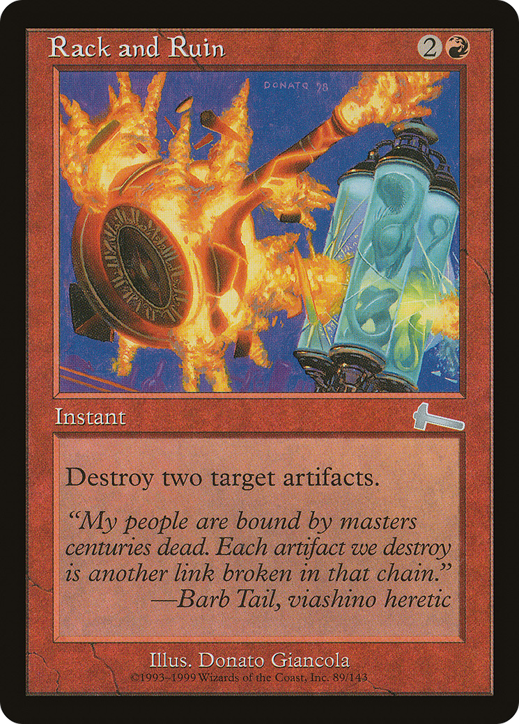 Rack and Ruin (ULG-089) - Urza's Legacy