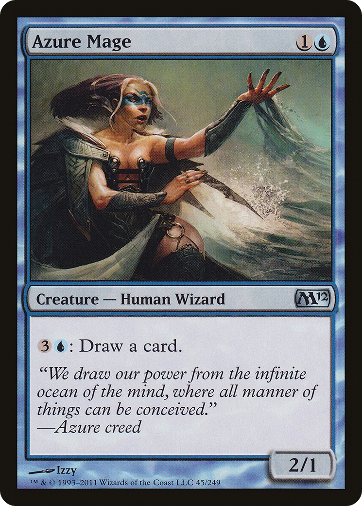 Mage Azure (M12-045) - Magic 2012 