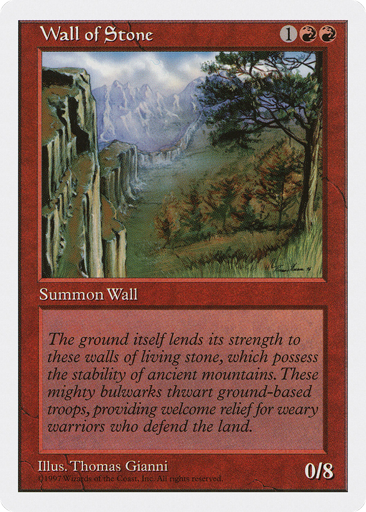 Wall of Stone (5ED-274) - Fifth Edition