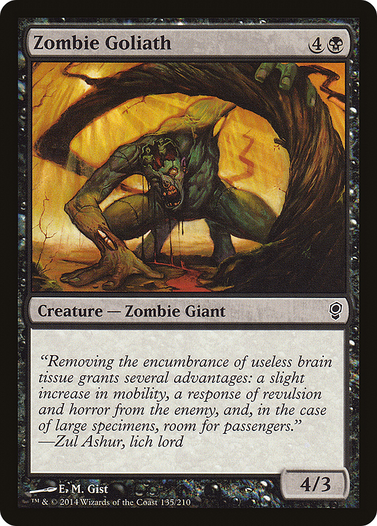 Zombie Goliath (CNS-135) - Conspiracy Foil 