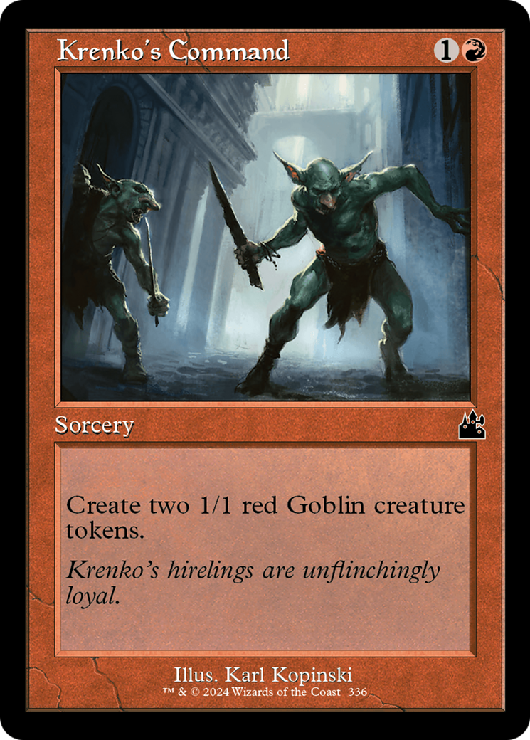 Krenko's Command (Retro Frame) (RVR-336) - Ravnica Remastered