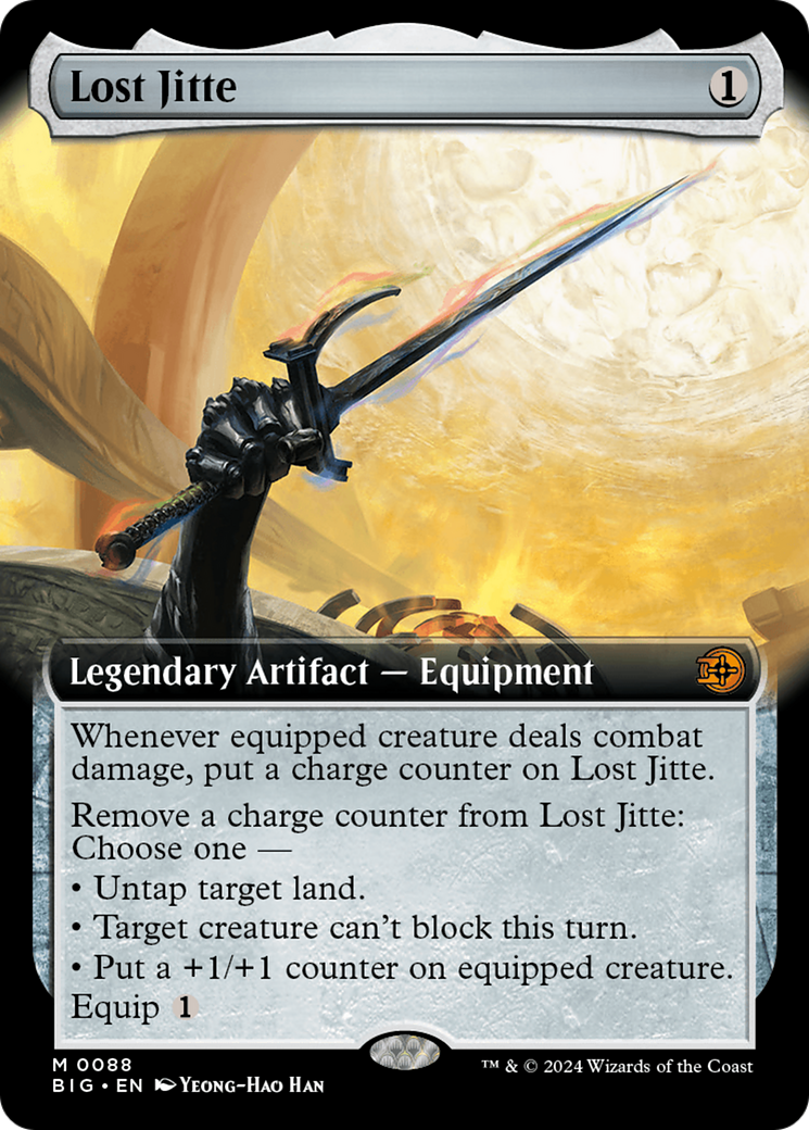 Lost Jitte (BIG-088) - The Big Score : (Extended Art) Foil 